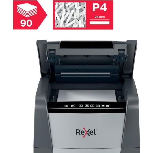 Rexel Optimum AutoFeed 90X Destructora de Papel Automática Corte en Partículas