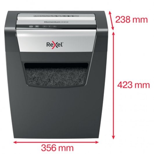 Rexel Momentum X312 Destructora de Papel Corte Cruzado