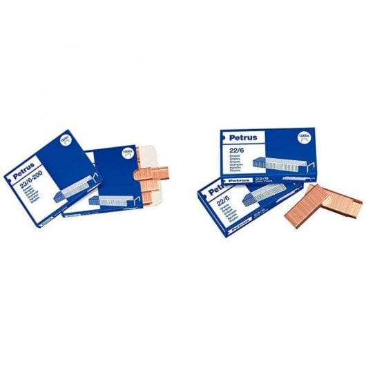 Petrus Staples 23/6-200 1000 unità Rame