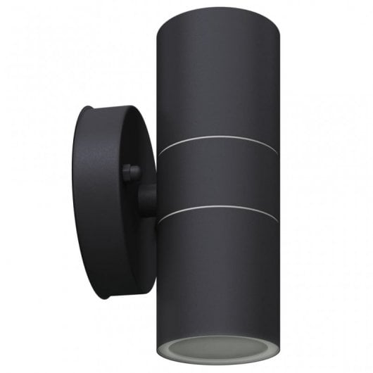 VidaXL Confezione da 2 Lampade da Parete per Esterno GU10 Nere