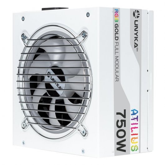 Alimentatore UNYKach Atilius RGB 750 W Efficienza 90% Full Modular Bianco