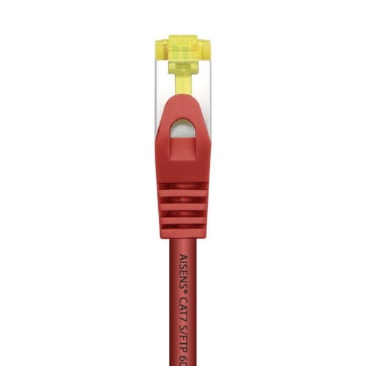 Aisens Cable de Red S/FTP RJ45 Cat.7 25cm Rojo