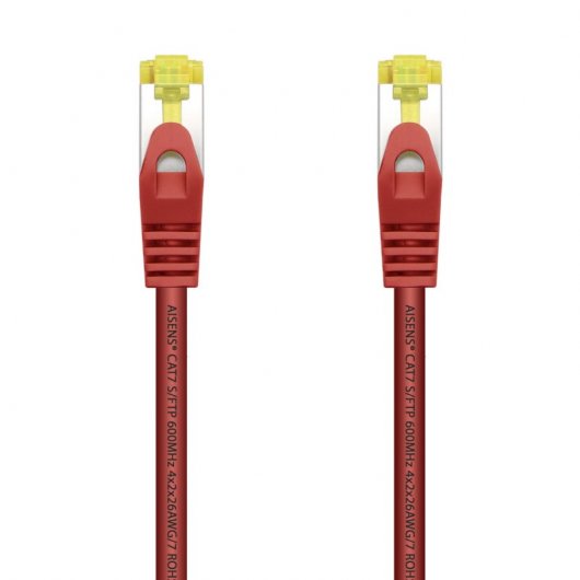 Aisens Cable de Red S/FTP RJ45 Cat.7 50cm Rojo