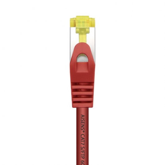 Aisens Cable de Red S/FTP RJ45 Cat.7 50cm Rojo