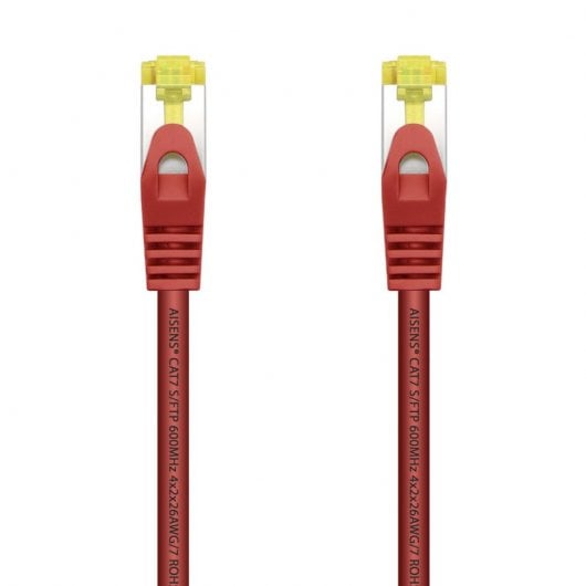 Aisens Cable de Red S/FTP RJ45 Cat.7 1m Rojo
