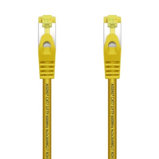 Aisens Cable de Red S/FTP RJ45  Cat.7 25cm Amarillo