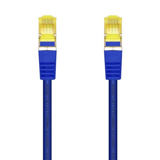 Aisens Câble Réseau S/FTP RJ45 Cat.7 1m Bleu