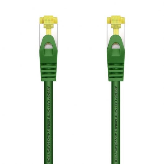 Aisens Cable de Red S/FTP RJ45 Cat.7 25cm Verde