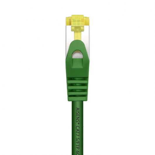 Aisens Cable de Red S/FTP RJ45 Cat.7 25cm Verde