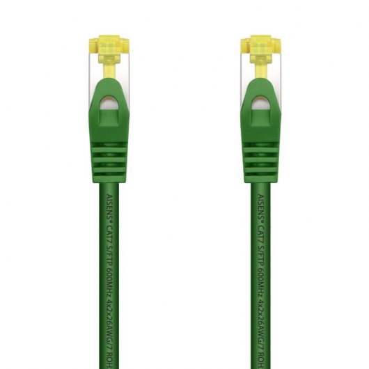 Aisens Netzwerkkabel S/FTP RJ45 Cat.7 1m Grün