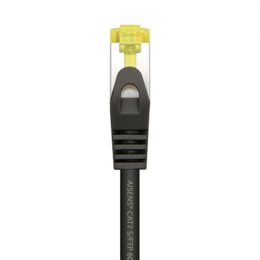 Aisens Câble Réseau S/FTP RJ45 Cat.7 25cm Noir
