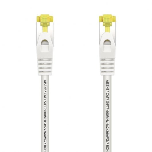 Aisens Cabo de Rede S/FTP RJ45 Cat.7 1m Branco