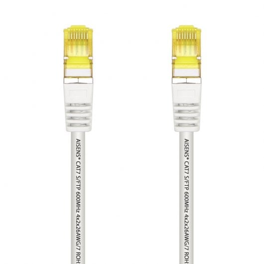 Aisens Cabo de Rede S/FTP RJ45 Cat.7 1m Branco