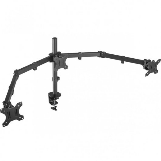 Aisens DT27TSR-061 Soporte Doble Brazo para 3 Monitores 13-27" VESA 100x100 Máx 7Kg