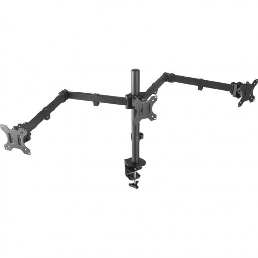 Aisens DT27TSR-061 Soporte Doble Brazo para 3 Monitores 13-27" VESA 100x100 Máx 7Kg