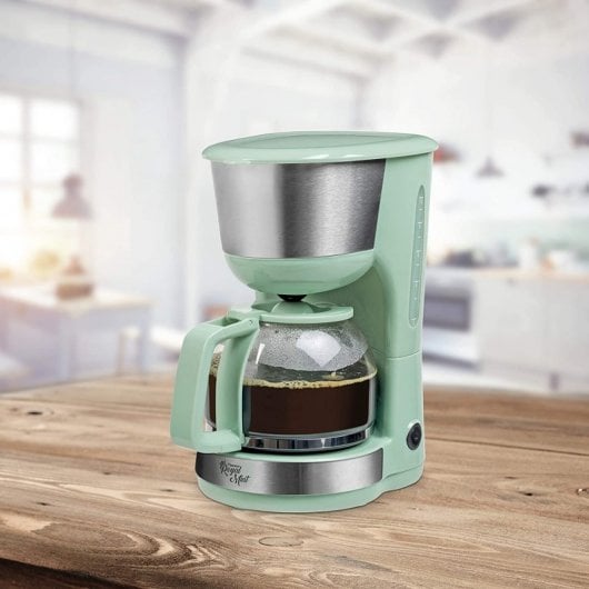 Bestron ACM1000M Cafetera de Goteo 10 Tazas 1000W Verde Menta