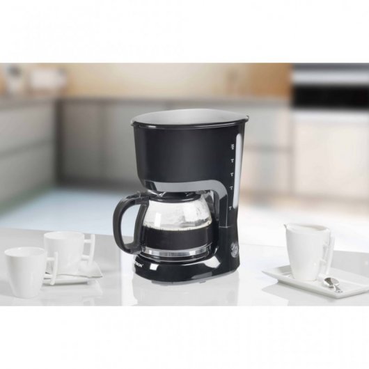 Bestron ACM750Z Cafetera de Goteo 10 Tazas 750W Negro