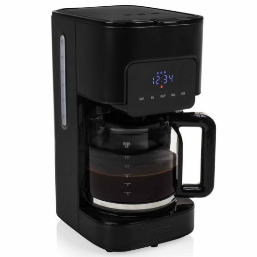 Princess Deluxe Black Steel Cafetera de Goteo 1.5L 900W Negro