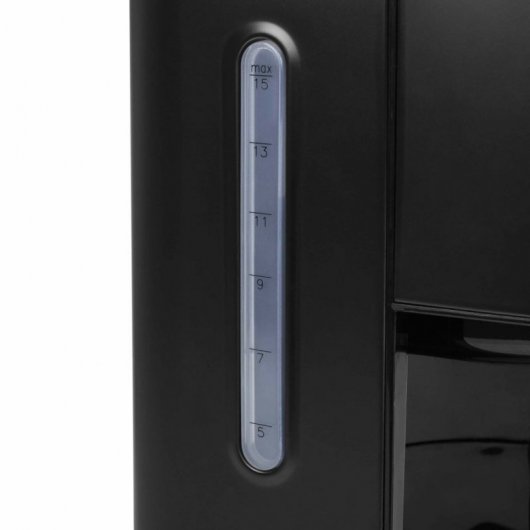 Princess Deluxe Black Steel Cafetera de Goteo 1.5L 900W Negro