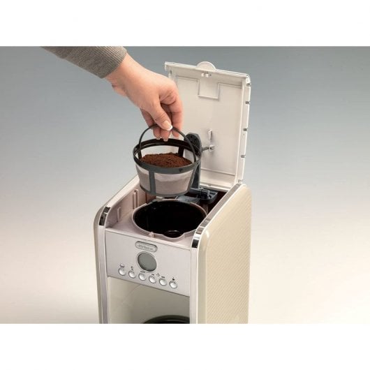 Ariete Vintage Cafetera de Goteo 4-12 Tazas Beige
