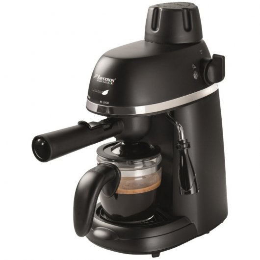 Bestron AES800 Cafetera Espresso 3.5 Bares 800W Negro