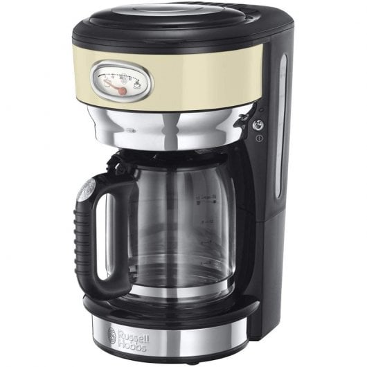 Russell Hobbs Vintage Retro Cafetera de Goteo 1.25L 1000W Crema
