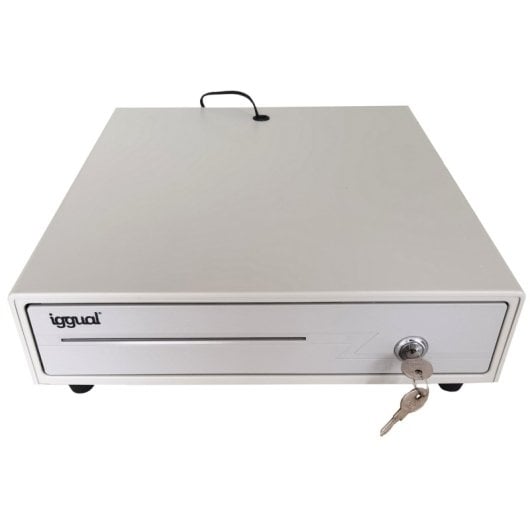 Iggual IRON-10W Tiroir-caisse 38cm 4+6 Blanc