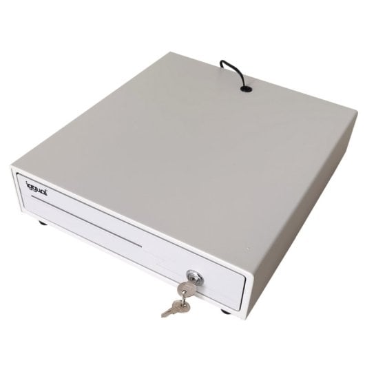 Iggual IRON-10W Tiroir-caisse 38cm 4+6 Blanc