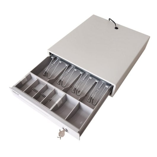 Iggual IRON-10W Tiroir-caisse 38cm 4+6 Blanc