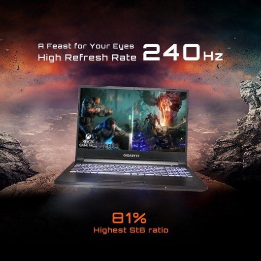 Gigabyte A5 X1-CES2130SH AMD Ryzen 9 5900HX/16GB/512GBSSD/RTX 3070/15.6"