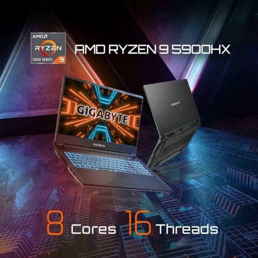 Gigabyte A5 X1-CES2130SH AMD Ryzen 9 5900HX/16GB/512GBSSD/RTX 3070/15.6"