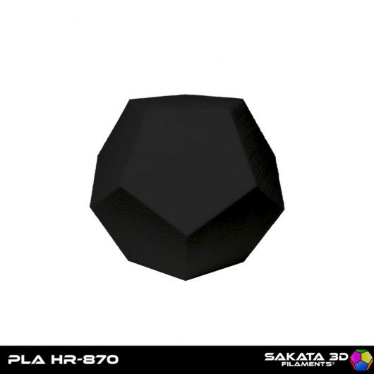 Sakata 3D Bobina de Filamento PLA HR-870 1.75mm Negro 1Kg