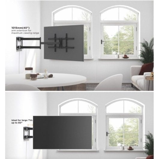 Equip 650327 Suporte de Parede para TV de 43" a 80" VESA 800X400 Max. 50Kg