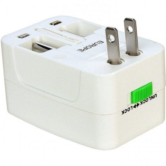Akashi ALTWP100W Adaptador de Corrente Universal 100W Branco