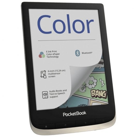 PocketBook Color lettore e-book Touch screen 16 GB Wi-Fi Argento
