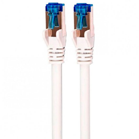 Cavo di rete DCU Tecnologic S/STP RJ45 CAT.6A 5m Bianco/Blu