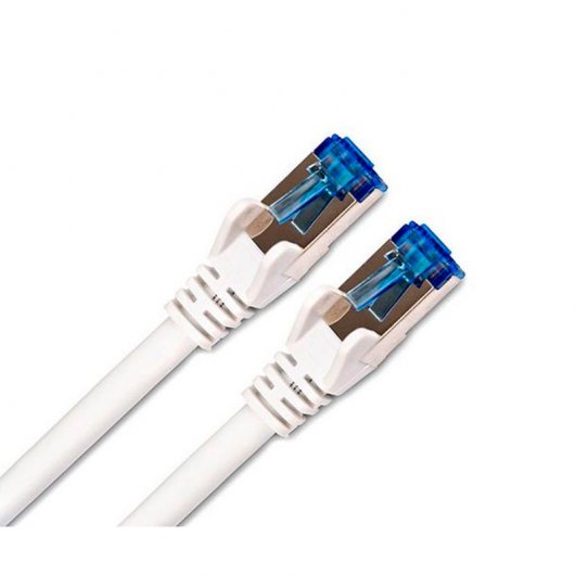DCU Tecnologic Cable de red S/STP RJ45 CAT.6A 5m Blanco/Azul