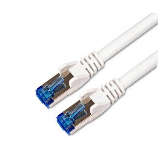 DCU Tecnologic Cable de red S/STP RJ45 CAT.6A 5m Blanco/Azul