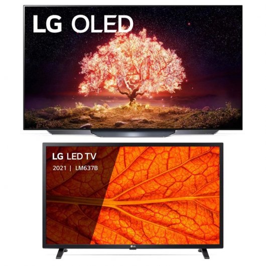 LG Pack OLED55B16LA 55" OLED UltraHD 4K HDR10 Pro + 32LM637BPLA 32" LED HD HDR10