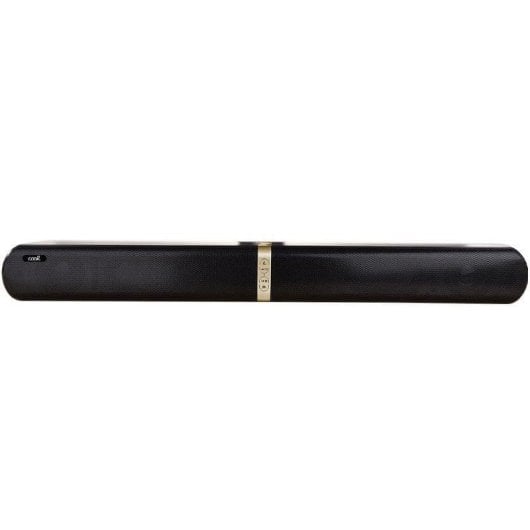 Barre de Sonido Cool Gold 2.0 20W Bluetooth FM USB Compacte Noire