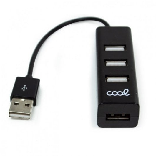 Cool Hub USB a 4x USB Negro