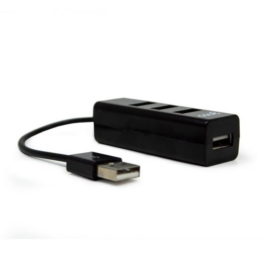 Cool Hub USB a 4x USB Negro