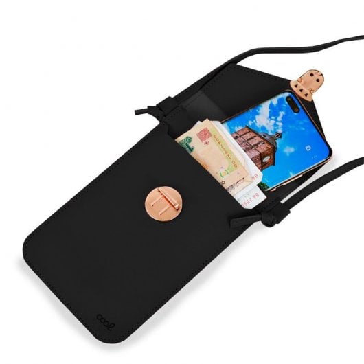 Fantastico copri borsa nero universale fino a 6,7"