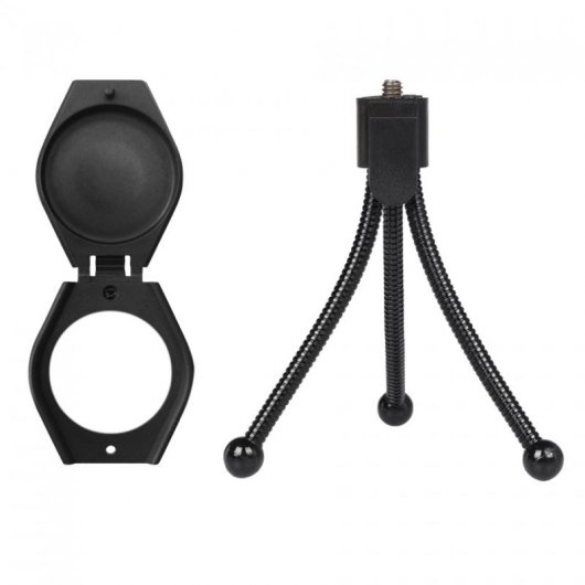 Owlotech Start Webcam 720p + Pack Privacidade Webcam Tripé Adaptável + Cobertura