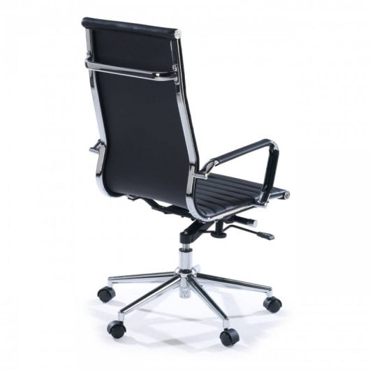 Ofiprix Slim Silla de Oficina Tapizado Negro