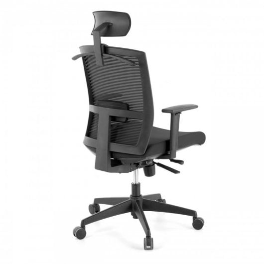 Ofiprix Kendo Silla de Oficina Transpirable con Reposacabezas Negro