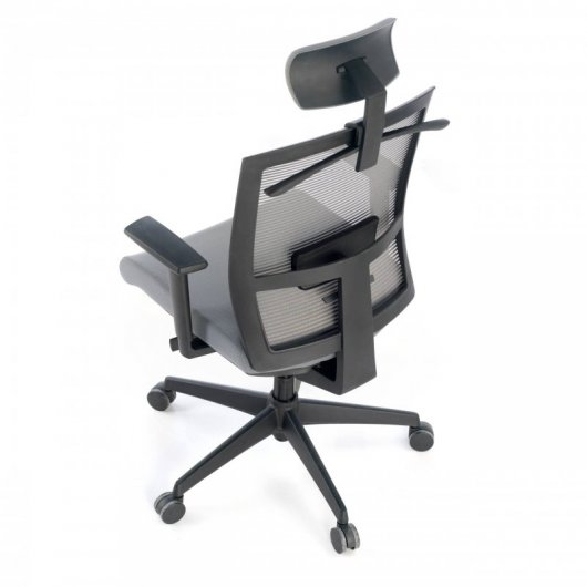 Ofiprix Kendo Silla de Oficina Transpirable con Reposacabezas Gris