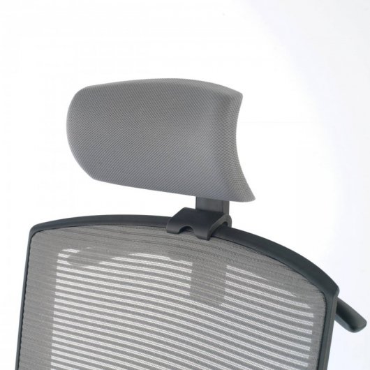 Ofiprix Kendo Silla de Oficina Transpirable con Reposacabezas Gris