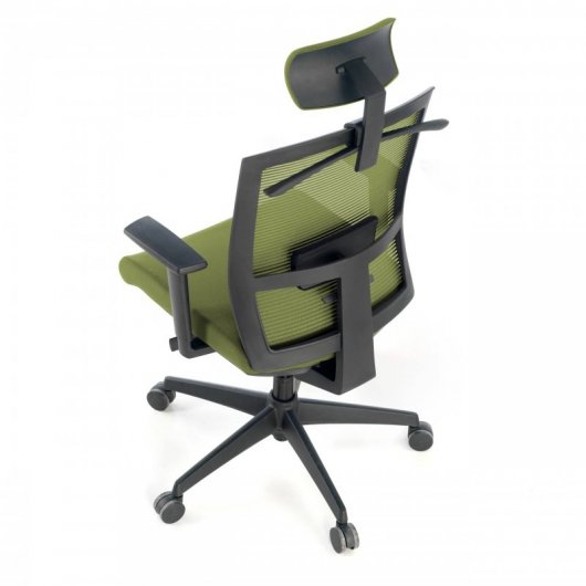 Ofiprix Kendo Silla de Oficina Transpirable con Reposacabezas Verde