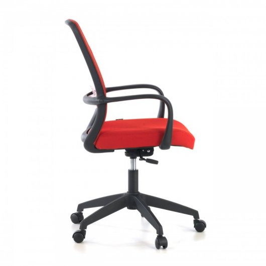 Ofiprix Point Silla Giratoria de Oficina Transpirable Roja